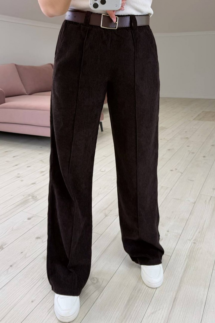 Брюки из вельвета на резинке KG-44A400B450