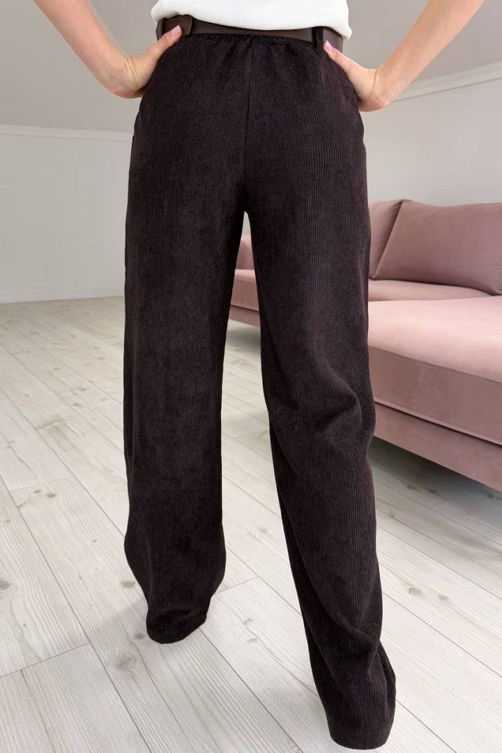 Брюки из вельвета на резинке KG-44A400B450