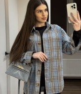 Трендовая рубашка в клетку MIK-2480A390