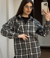 Трендовая рубашка в клетку MIK-2480A390