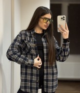 Трендовая рубашка в клетку MIK-2480A390