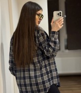 Трендовая рубашка в клетку MIK-2480A390