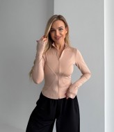 Лонгслів на змійці з довгим рукавом MIK-1697A320