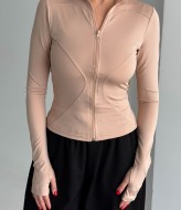 Лонгслів на змійці з довгим рукавом MIK-1697A320