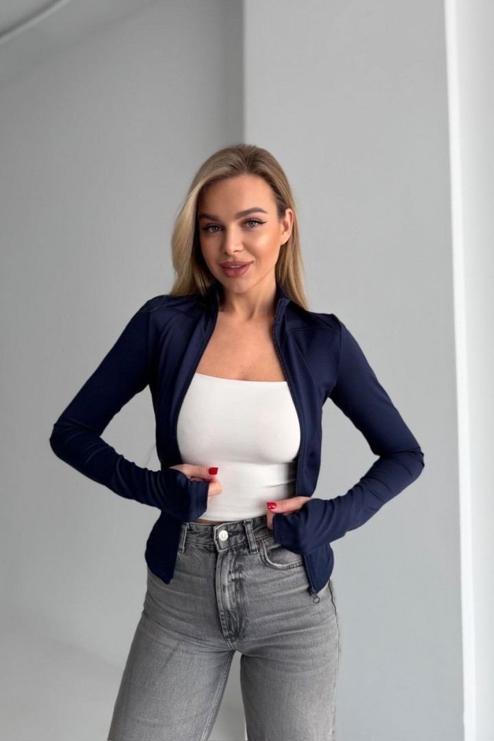 Лонгслів на змійці з довгим рукавом MIK-1697A320