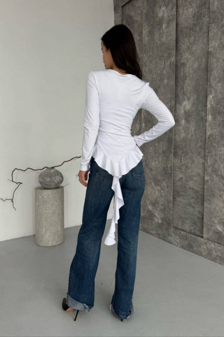 Стильный лонг с воланами MIK-5174A259