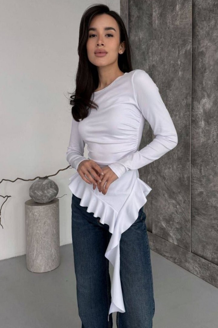 Стильный лонг с воланами MIK-5174A259