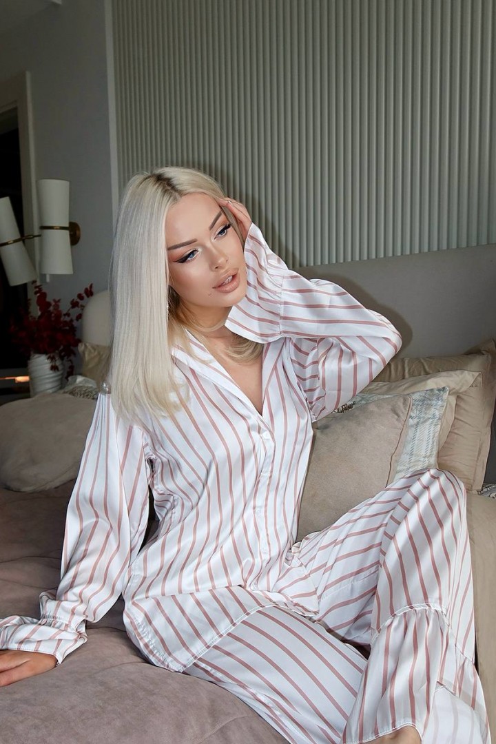 Шелковый домашний комплект JOM-8009A1050