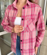 Трендовая рубашка в клетку MIK-2480A390