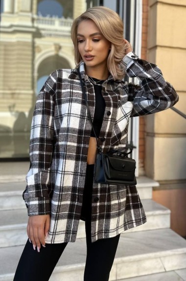 Свободная тёплая рубашка TS-425.4A470 Свободная тёплая рубашка TS-425.4A470