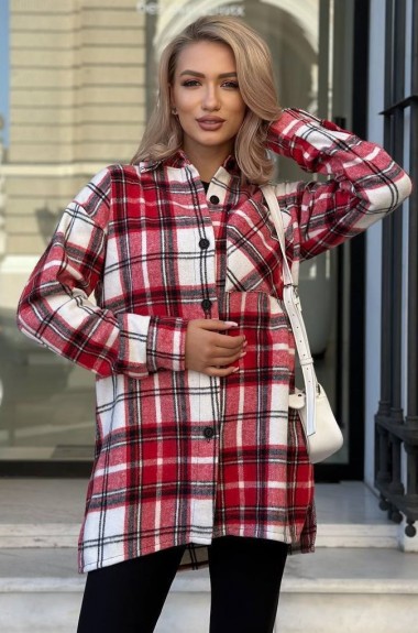 Свободная тёплая рубашка TS-425.4A470 Свободная тёплая рубашка TS-425.4A470