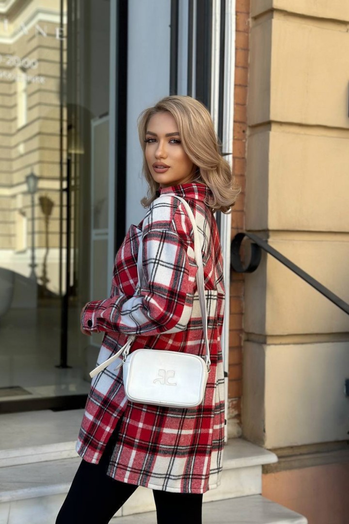 Свободная тёплая рубашка TS-425.4A470