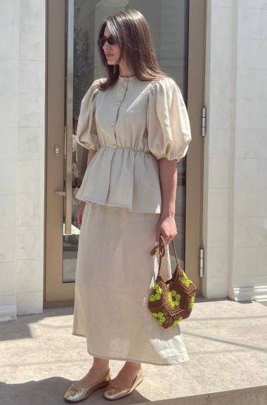 Лляний костюм SSY-042A700