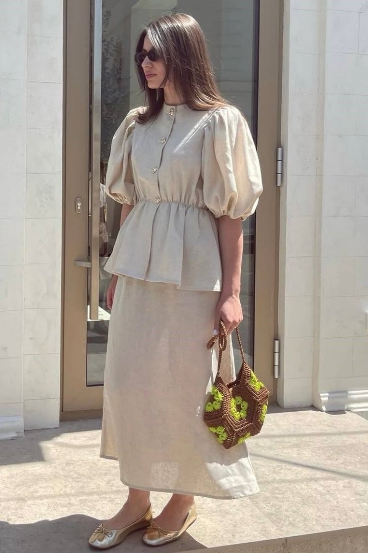 Льняной костюм SSY-042A700