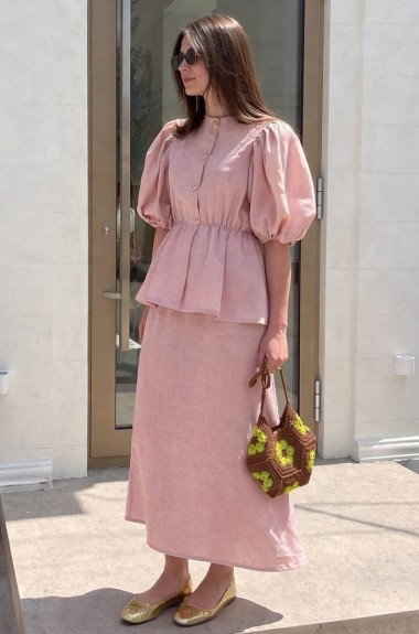 Льняной костюм SSY-042A700