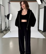 Велюровый костюм тройка EVD-402A599