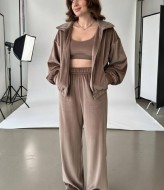 Велюровый костюм тройка EVD-402A599