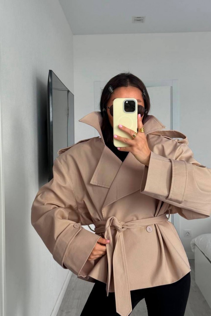 Тренч женский укороченный EVD-393A820