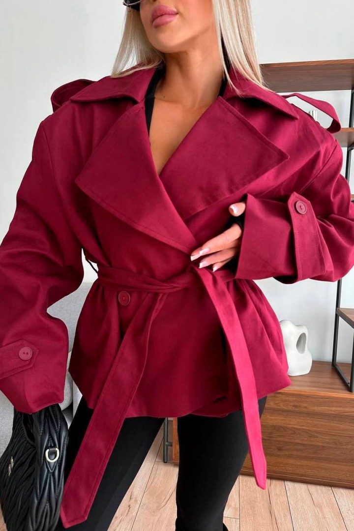 Тренч женский укороченный EVD-393A820