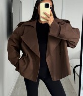 Тренч женский укороченный EVD-393A820