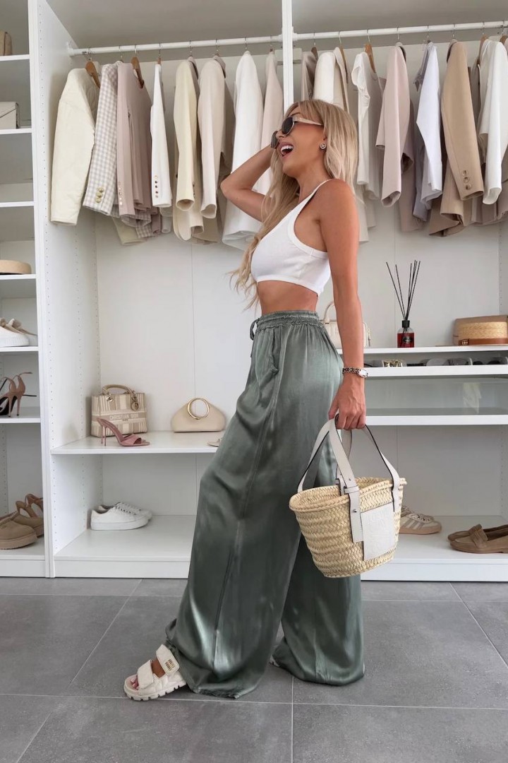 Шелковые штаны EVD-378A350