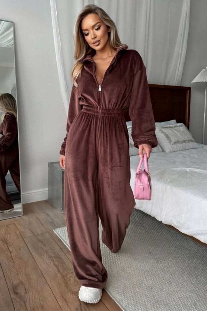 Велюровый комбинезон EVD-403A599