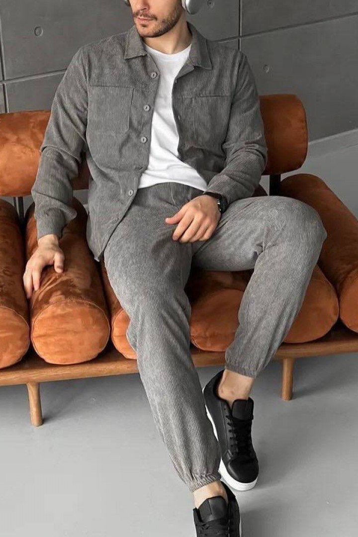 Костюм мужской рубашка + брюки EVD-1001A599