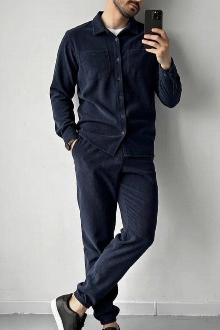 Костюм мужской рубашка + брюки EVD-1001A599