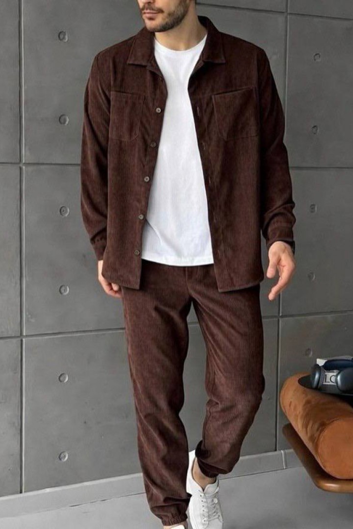 Костюм мужской рубашка + брюки EVD-1001A599