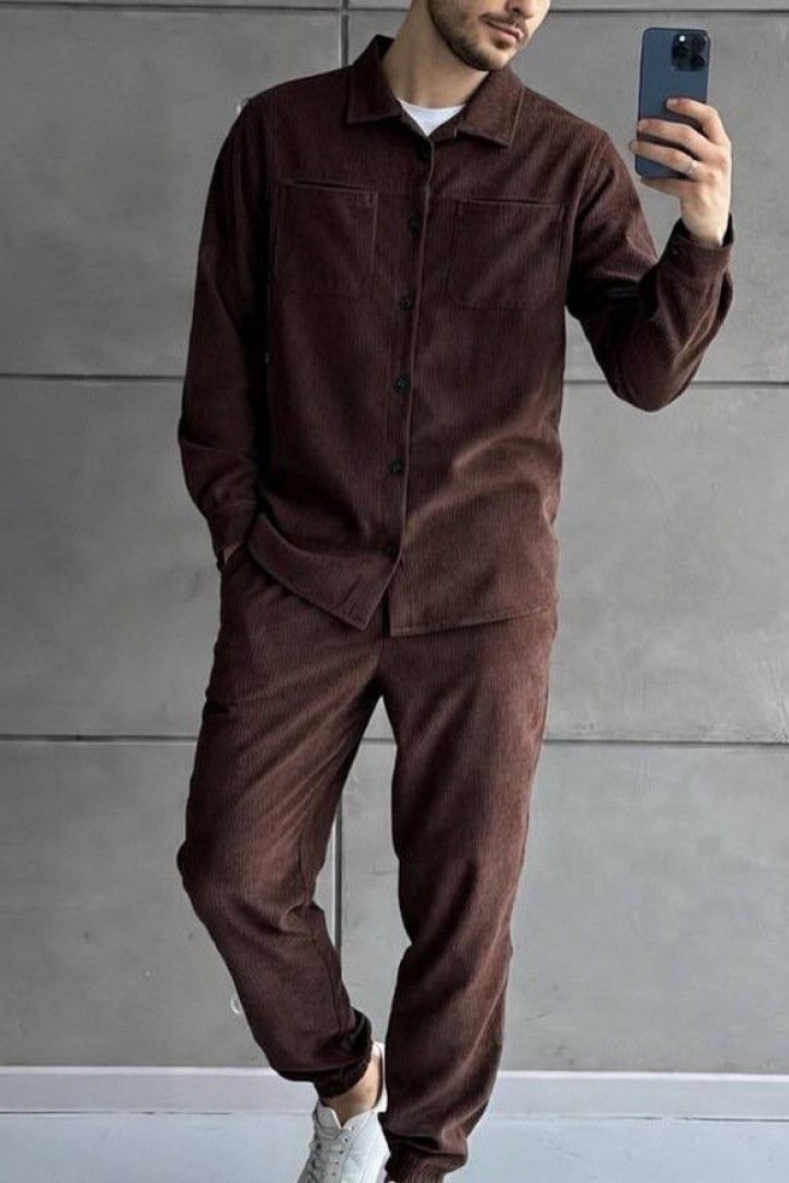 Костюм мужской рубашка + брюки EVD-1001A599