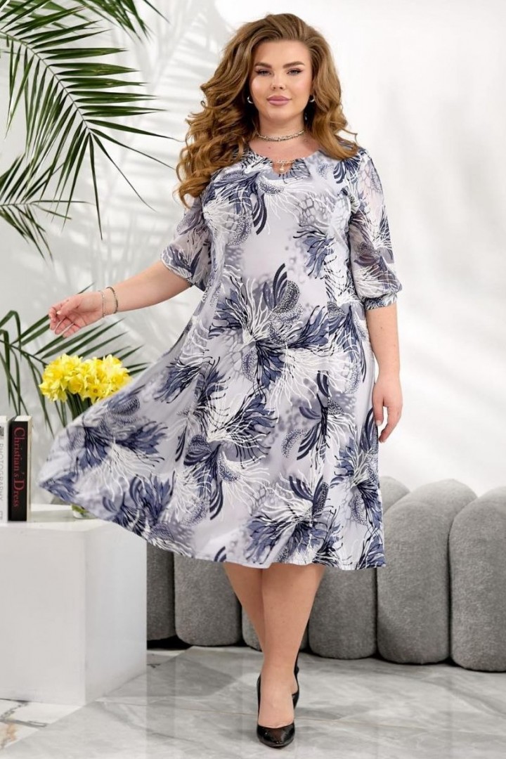 Стильное свободное платье LISA-277A520