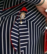 Приталенное платье в полоску LISA-290A480