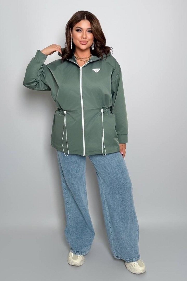 Куртка с капюшоном на молнии AD-7942.1A320