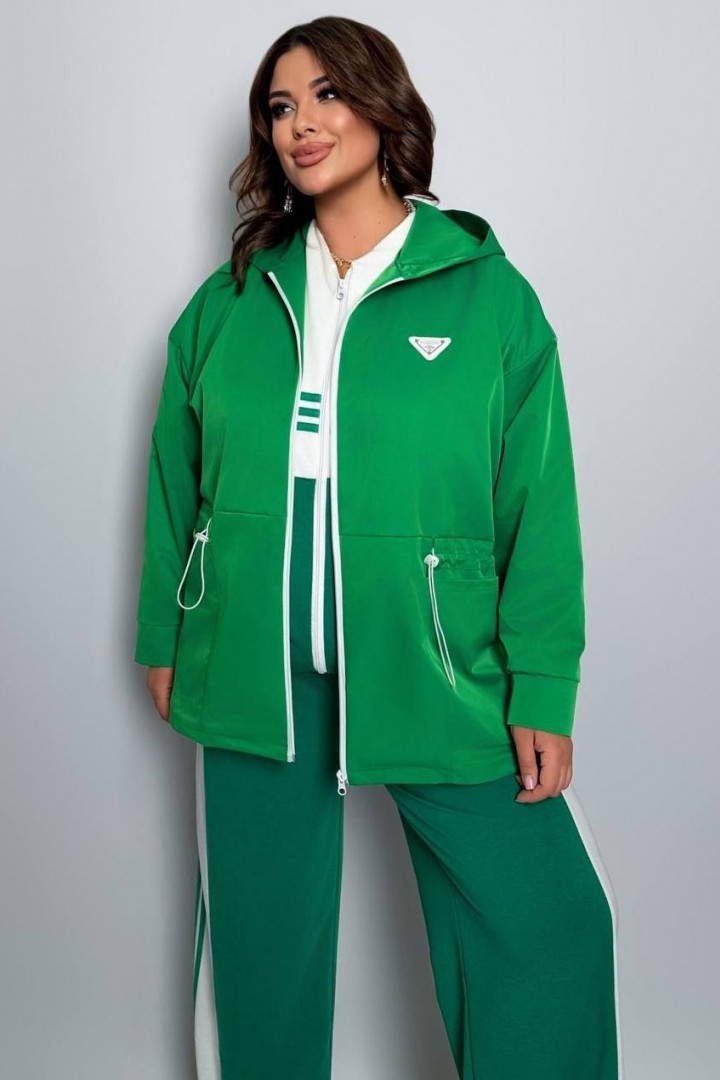 Куртка с капюшоном на молнии AD-7942.1A320