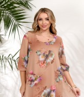 Платье шифоновое на подкладке DV-R3726A550