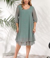 Платье шифоновое на подкладке DV-R3726A550