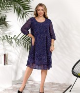 Платье шифоновое на подкладке DV-R3726A550