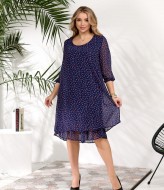 Платье шифоновое на подкладке DV-R3726A550