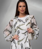 Шифоновое длинное платье NJ-TD-25042024.1A750