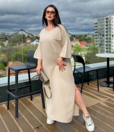 Длинное свободное платье DG-p15531A450