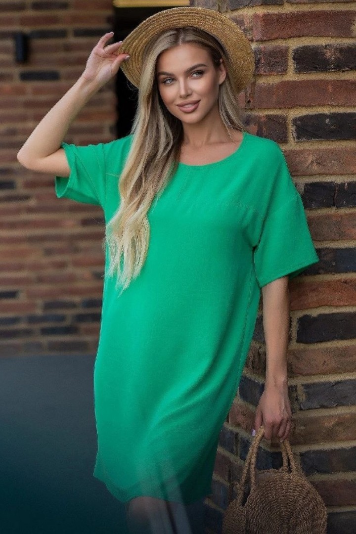 Зеленое летнее платье TD-164A200