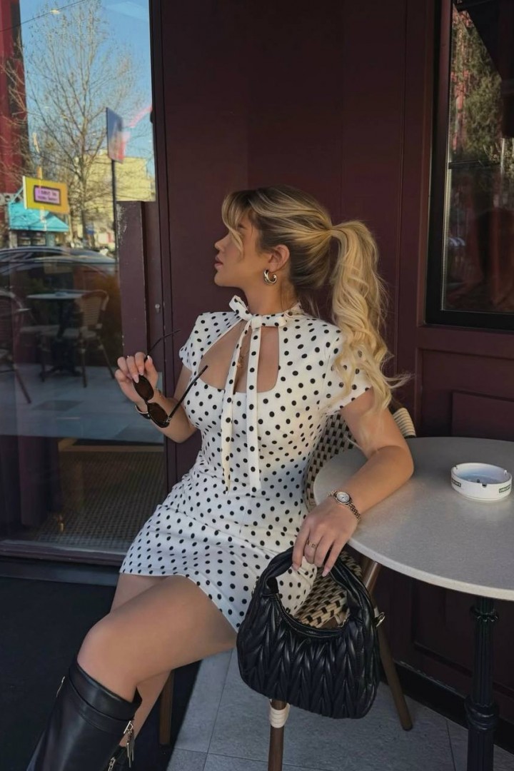 Платье в горох MPK-444A470