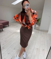 Платье приталенное в рубчик KG-708.1A280