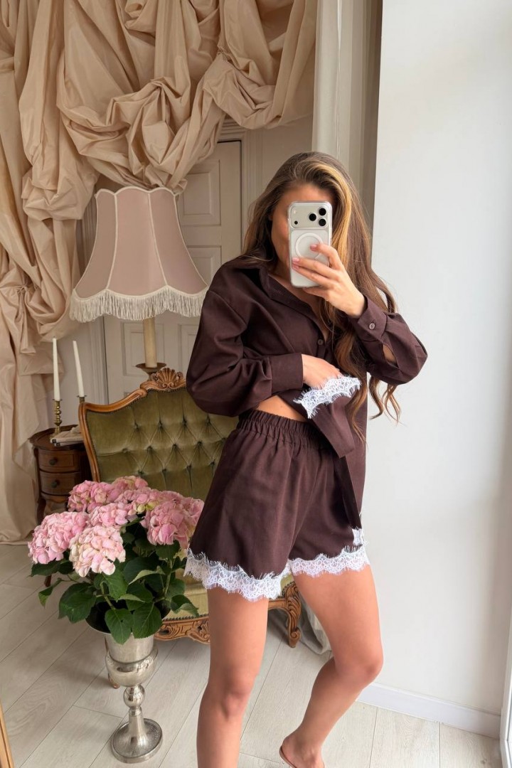 Костюм с кружевом TOR-2640A550