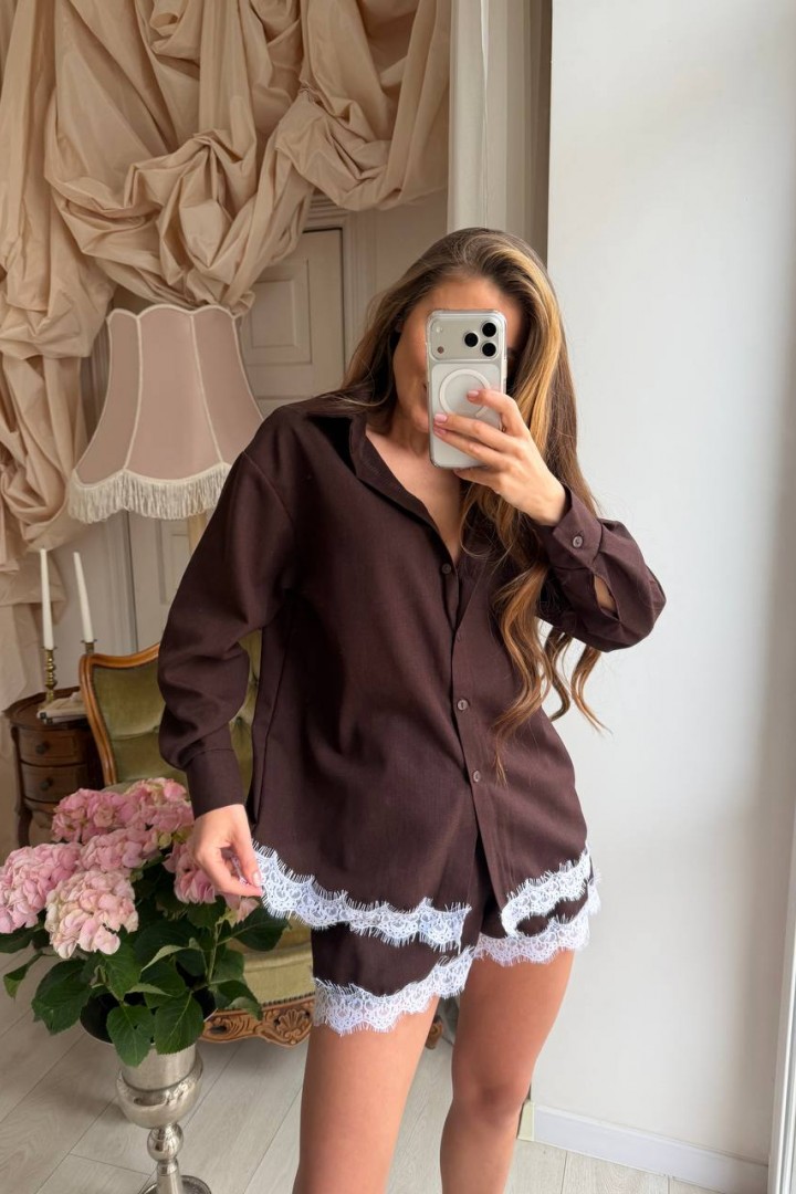 Костюм с кружевом TOR-2640A550