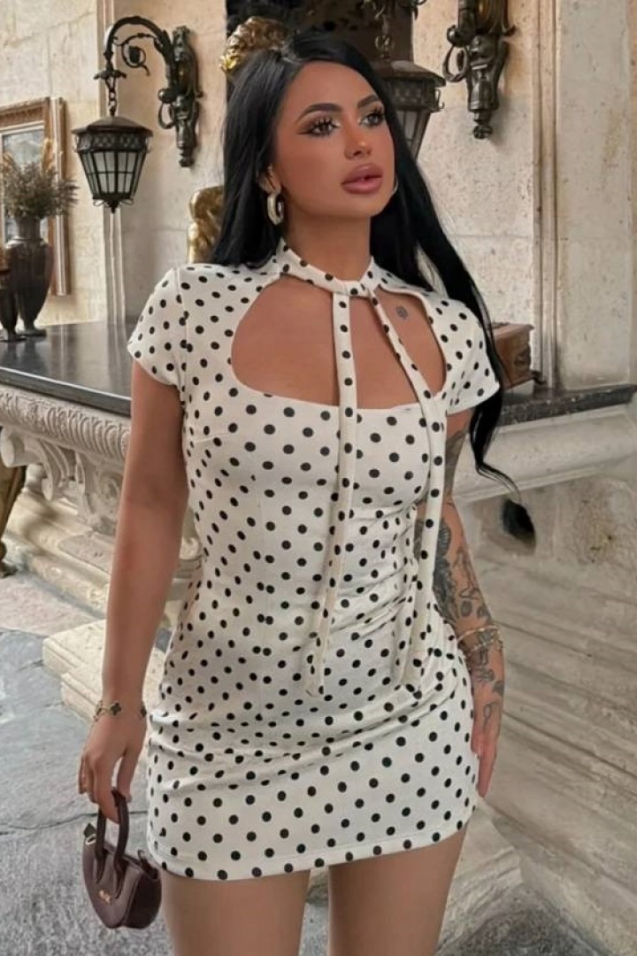 Платье в горох MPK-444A470