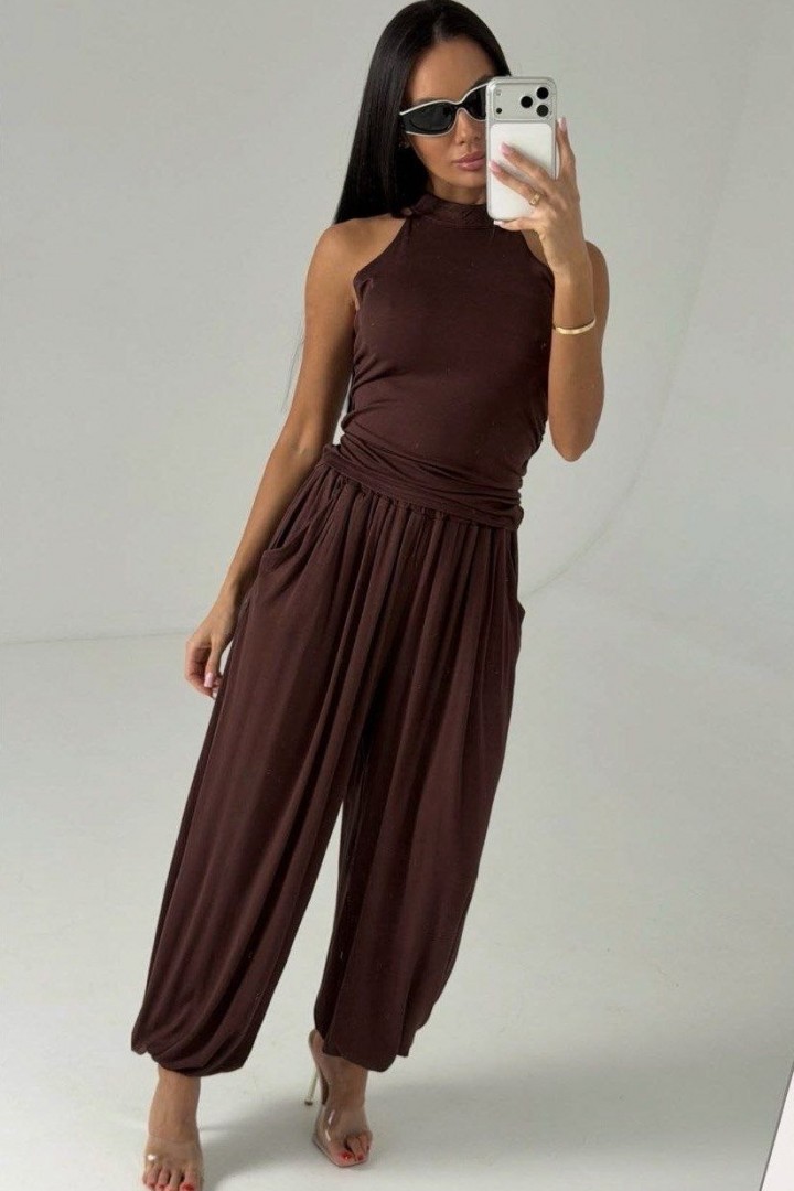 Топ с открытой спиной и брюки MIK-1741A590