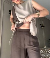 Льняной прогулочный костюм LOU-1419A850