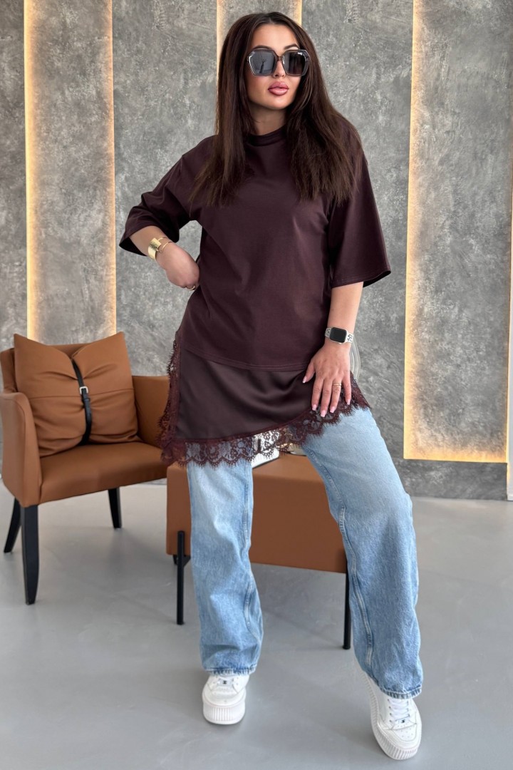 Футболка-туника SC-9075A350