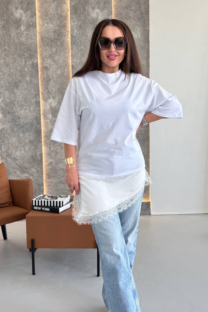 Футболка-туника SC-9075A350